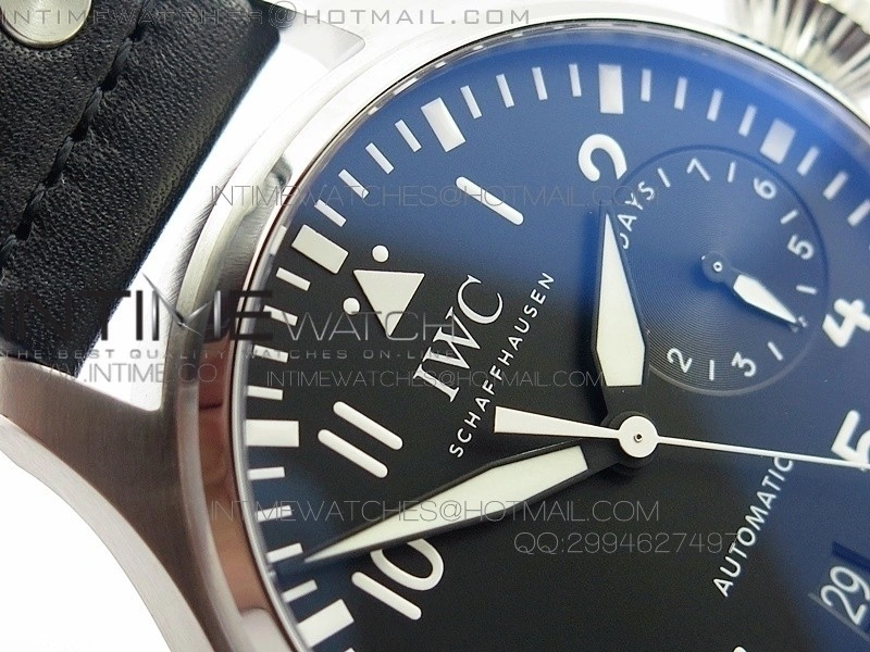 Big Pilot IW500912 AZF 1:1 Best Edition on Black Leather Strap A521111