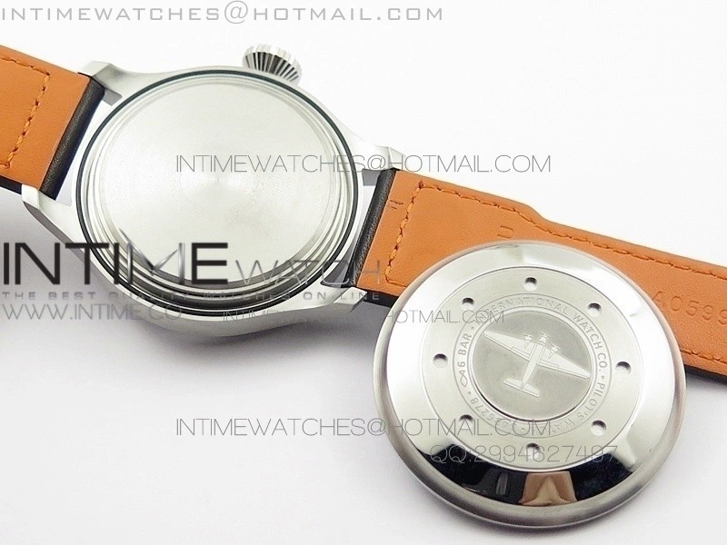 Big Pilot IW500912 AZF 1:1 Best Edition on Black Leather Strap A521111