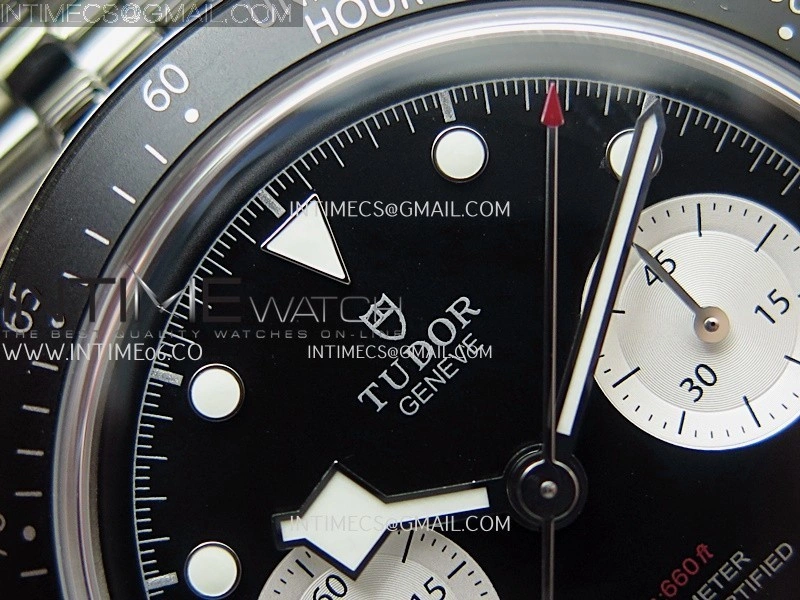 Black Bay Chrono M79360N SS ZF 1:1 Best Edition Black Dial On SS Bracelet DD7750
