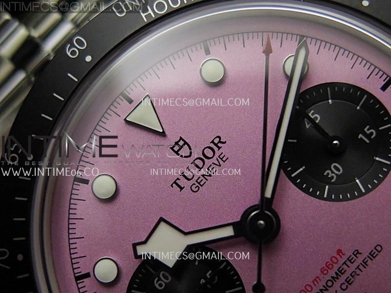 Black Bay Chrono M79360N SS ZF 1:1 Best Edition Pink Dial On SS Bracelet DD7750