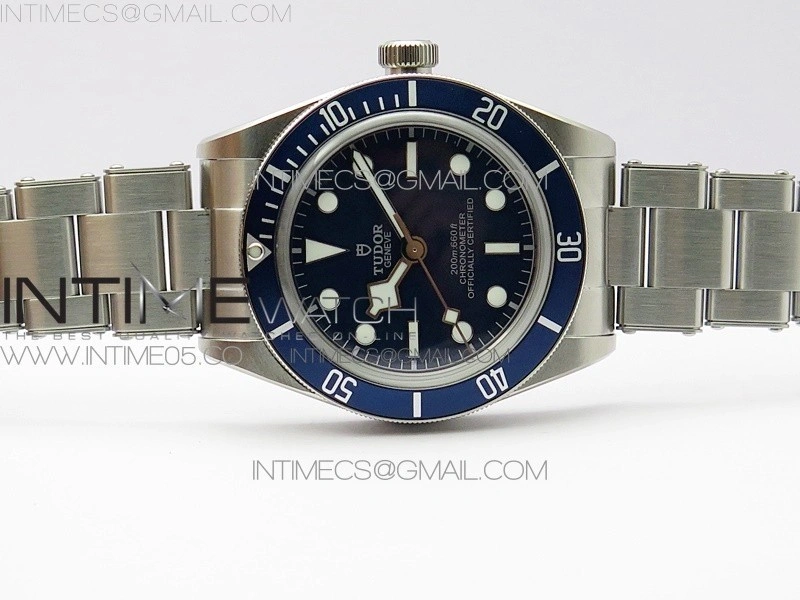 Black Bay Fifty Eight 39mm SS ZF 1:1 Best Edition Blue Dial on SS Bracelet A2824