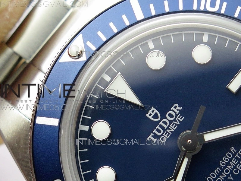 Black Bay Fifty Eight 39mm SS ZF 1:1 Best Edition Blue Dial on SS Bracelet A2824
