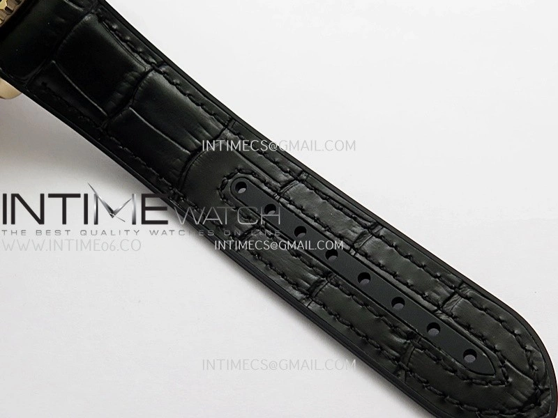 Planet Ocean Master Chronometer Black Ceramic Bezel RG VRF 1:1 Best Edition Black Dial On Black Gummy Strap A9900