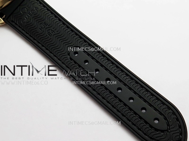 Planet Ocean Master Chronometer Black Ceramic Bezel RG VRF 1:1 Best Edition Black Dial On Black Gummy Strap A9900