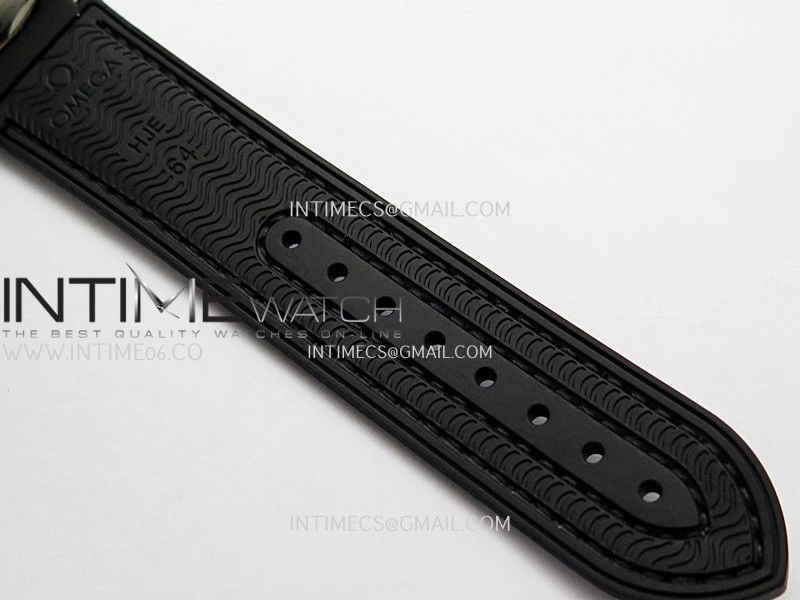 Planet Ocean Master Chronometer Black Ceramic Bezel SS VRF 1:1 Best Edition Black Dial On Black Gummy Strap A9900