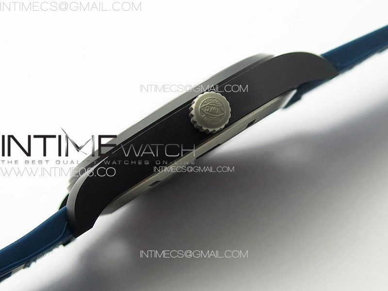 Pilot Mark RAAF Black Ceramic M+ 1:1 Best Edition Blue Dial on Blue Nylon Strap A2892 to Cal.35111