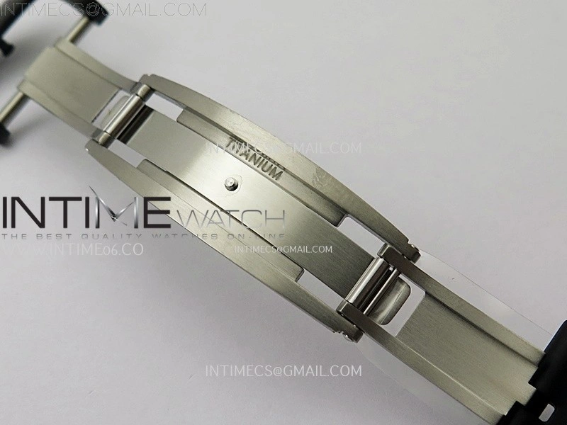 RM035 Americas Black Ceramic SONIC Best Edition Skeleton Dial on Black Rubber Strap Clone RMUL1