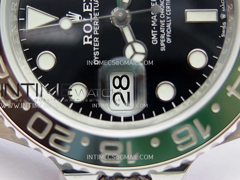 GMT-Master II 126720 VTNR Black Green 904L SS ERF 1:1 Best Edition Black Dial On Jubilee Bracelet JH3285 CHS
