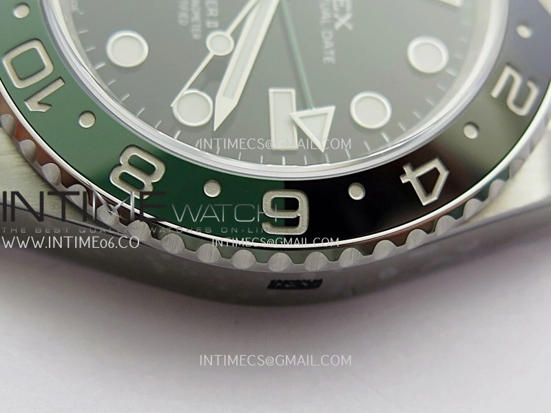 GMT-Master II 126720 VTNR Black Green 904L SS ERF 1:1 Best Edition Black Dial On Jubilee Bracelet JH3285 CHS