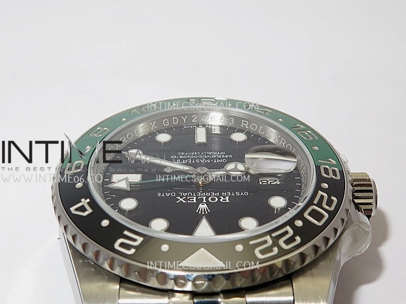 GMT-Master II 126720 VTNR Black Green 904L SS ERF 1:1 Best Edition Black Dial On Jubilee Bracelet JH3285 CHS