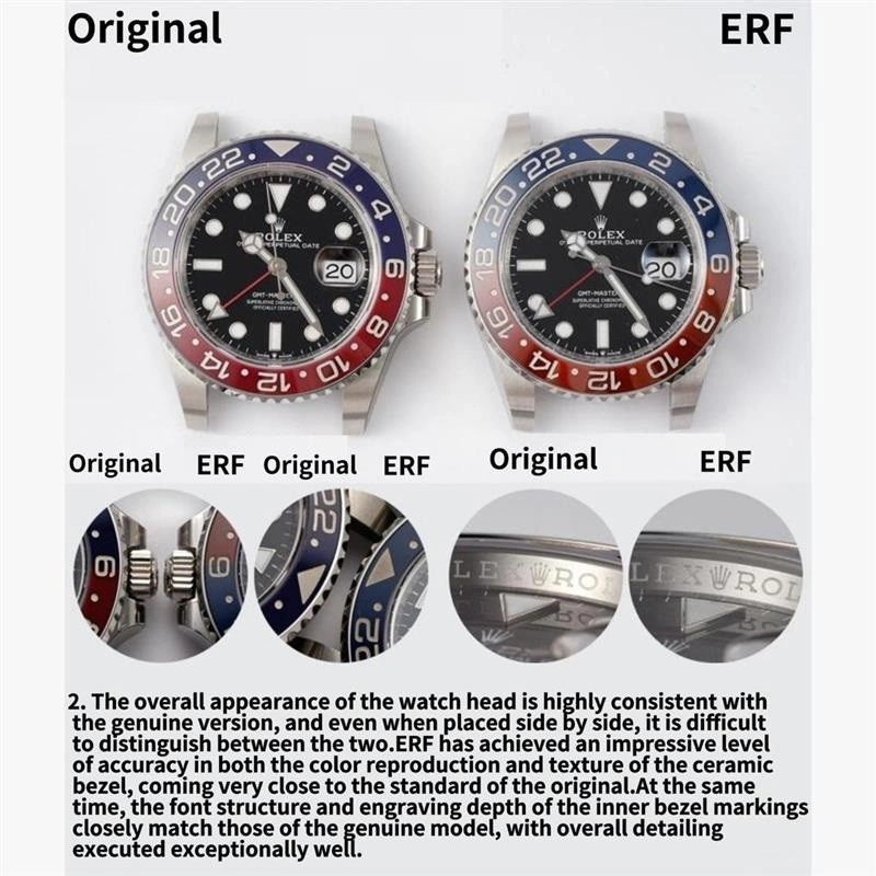 GMT-Master II 126720 VTNR Black Green 904L SS ERF 1:1 Best Edition Black Dial On Jubilee Bracelet JH3285 CHS