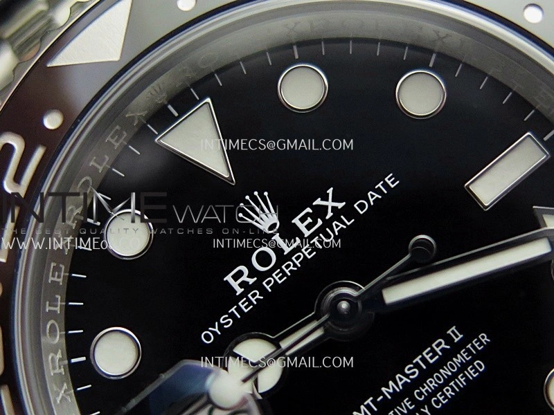 GMT-Master II 126720 VTNR Black Green Ceramic ARF 1:1 Best Edition Black Dial On Jubilee Bracelet DD3285 CHS