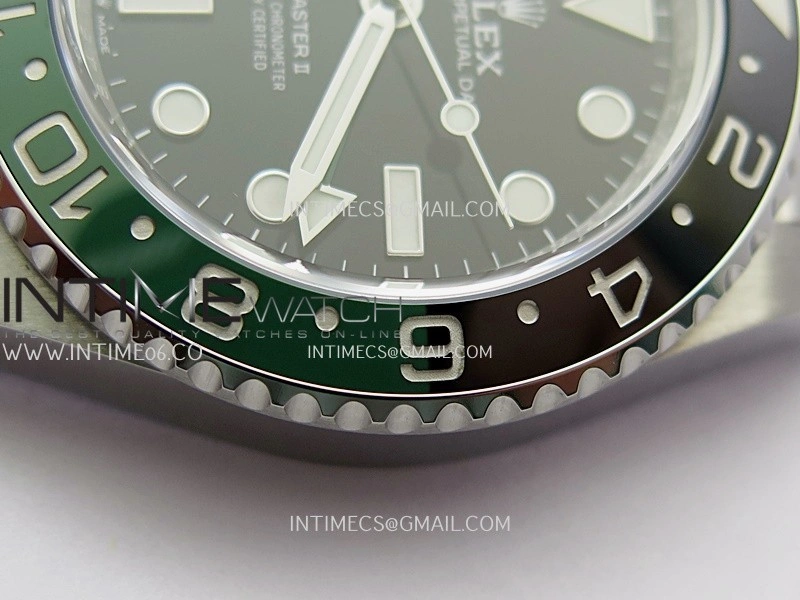 GMT-Master II 126720 VTNR Black Green Ceramic ARF 1:1 Best Edition Black Dial On Jubilee Bracelet DD3285 CHS