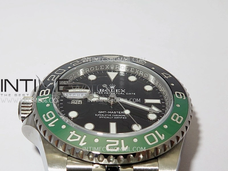 GMT-Master II 126720 VTNR Black Green Ceramic ARF 1:1 Best Edition Black Dial On Jubilee Bracelet DD3285 CHS