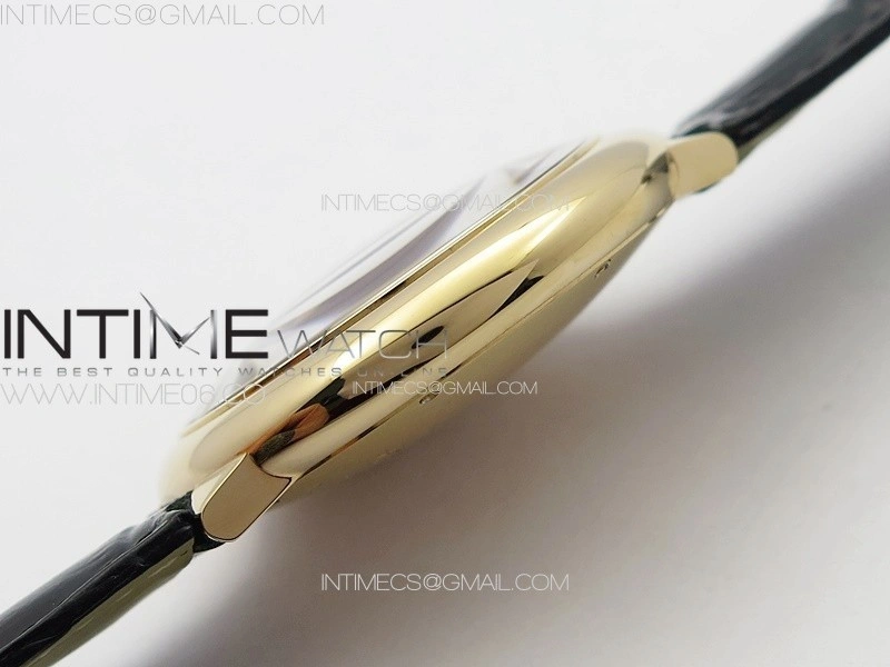 Ballon Bleu 42mm RG 3KF 1:1 Best Edition Brown Texture Dial on Brown Leather Strap A2824