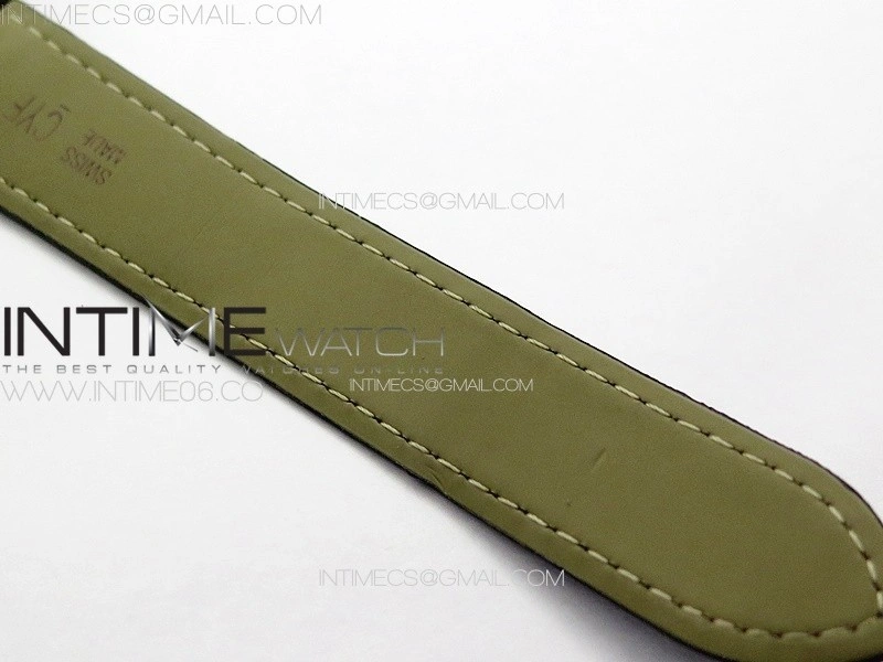 Ballon Bleu 42mm RG 3KF 1:1 Best Edition Brown Texture Dial on Brown Leather Strap A2824
