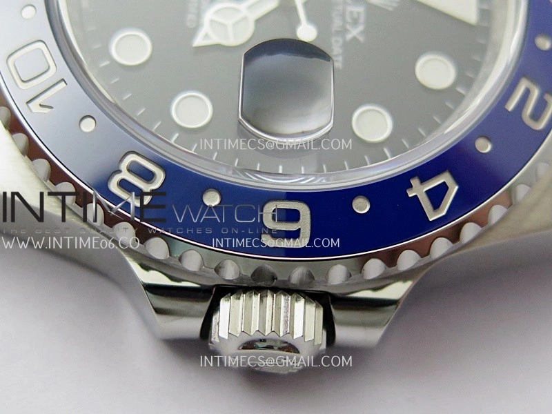 GMT Master II 126710 Dark Light Blue Ceramic 904L SS AR+F 1:1 Best Edition Blue Dial on Oyster Bracelet DD3285 CHS