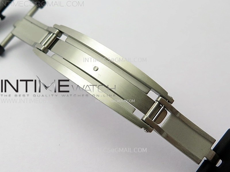 RM035-03 White Carbon Blue Crown Z Factory Skeleton Dial on Black Rubber Strap Asian Skeleton movement