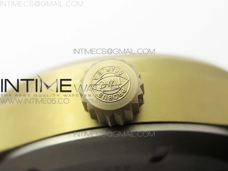 Pilot UTC Bronzo IW327101 ZF 1:1 Best Edition Dark Green Dial on Brown Leather Strap A35111