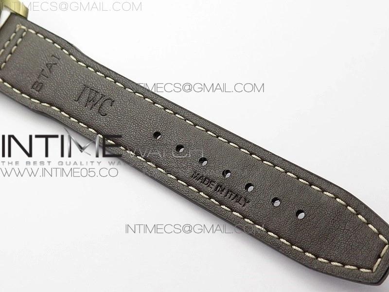 Pilot UTC Bronzo IW327101 ZF 1:1 Best Edition Dark Green Dial on Brown Leather Strap A35111