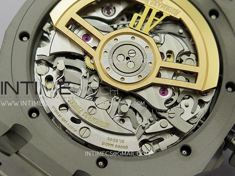 Royal Oak Chrono 26239BC Frosted SS APSF 1:1 Best Edition Ombre Blue Dial On Bracelet SA4401 Super Clone
