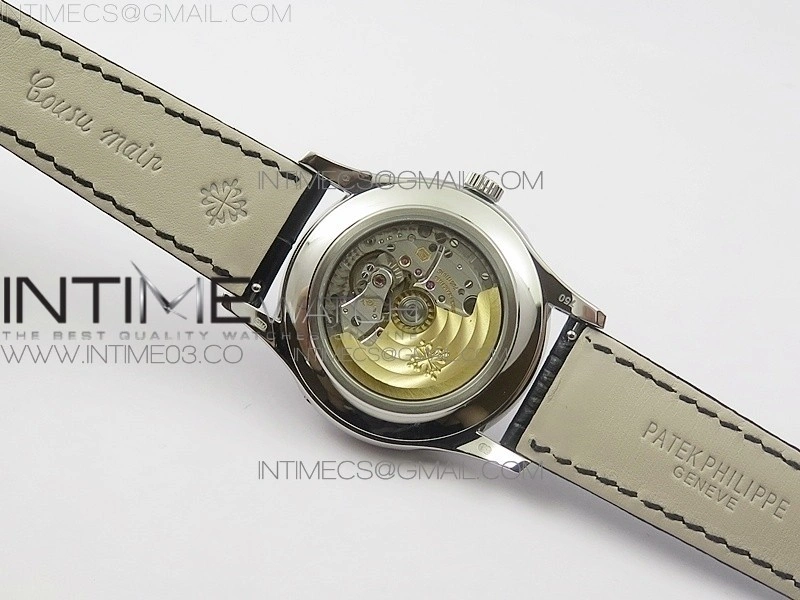 COMPLICATIONS SERIES Moonphase SS KMF Blue Dial on Black Leather Strap Cal.324