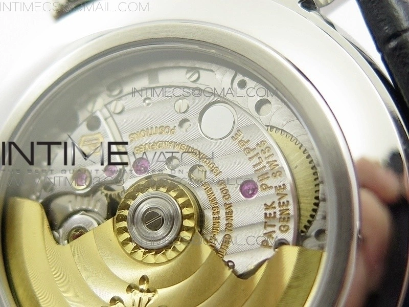 COMPLICATIONS SERIES Moonphase SS KMF Blue Dial on Black Leather Strap Cal.324