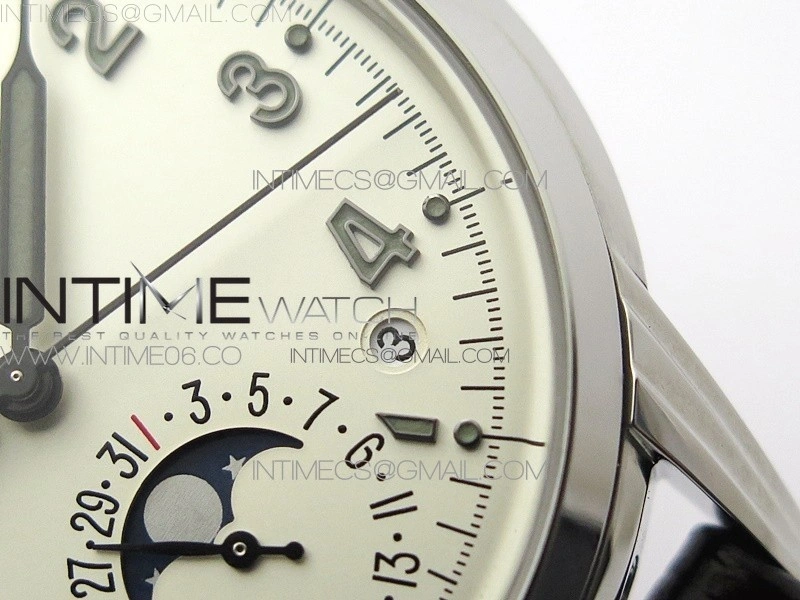 Perpetual Calendar 5320G-001 SS GSF 1:1 Best Edition Cream Dial on Brown Leather Strap A324