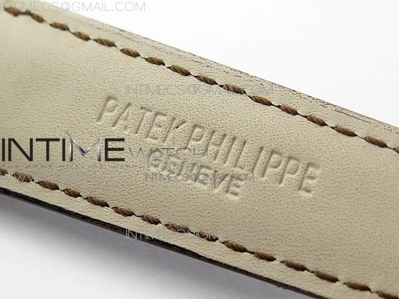 Perpetual Calendar 5320G-001 SS GSF 1:1 Best Edition Cream Dial on Brown Leather Strap A324