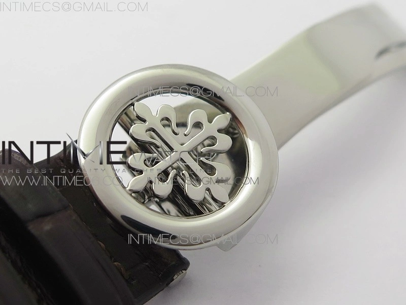 Perpetual Calendar 5320G-001 SS GSF 1:1 Best Edition Cream Dial on Brown Leather Strap A324