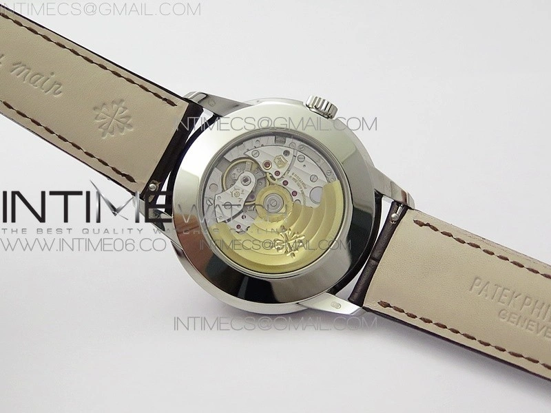 Perpetual Calendar 5320G-001 SS GSF 1:1 Best Edition Cream Dial on Brown Leather Strap A324