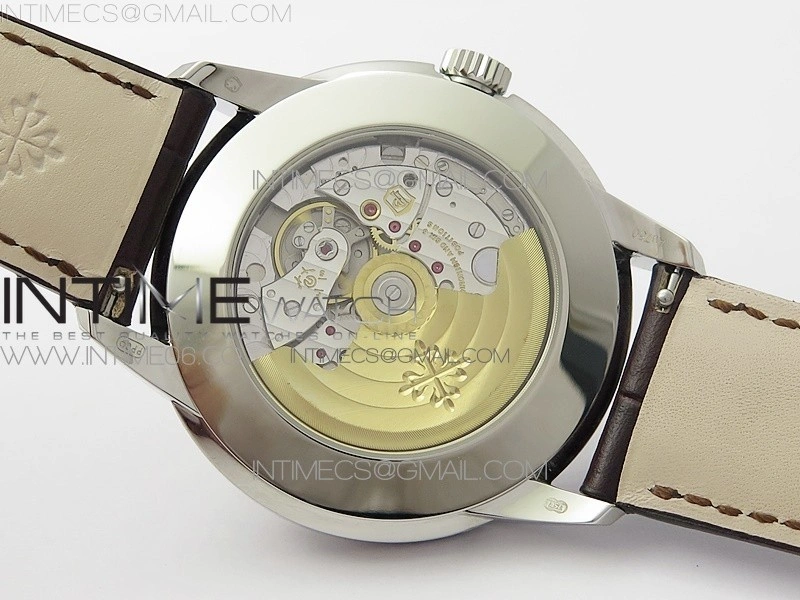 Perpetual Calendar 5320G-001 SS GSF 1:1 Best Edition Cream Dial on Brown Leather Strap A324