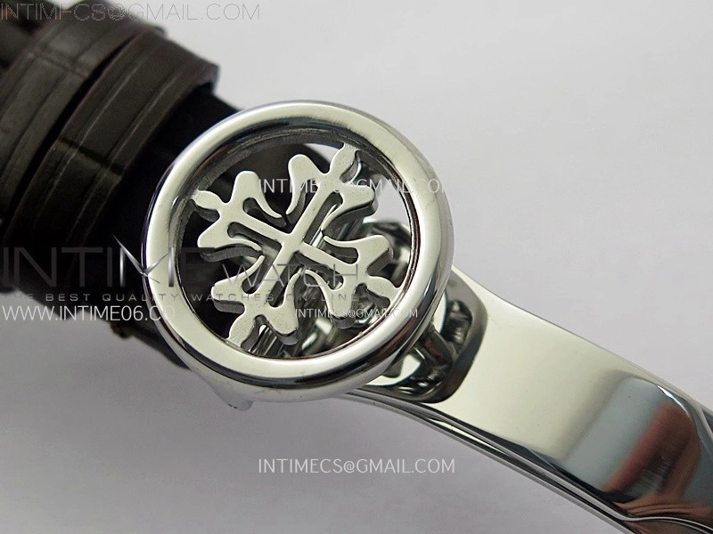 Perpetual Calendar 5320G-001 SS KRF 1:1 Best Edition Cream Dial on Brown Leather Strap A324