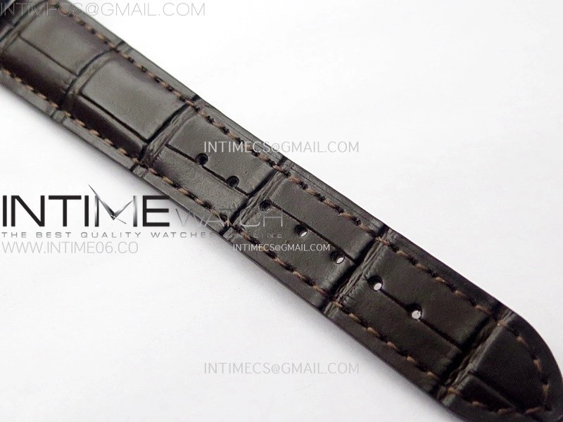 Perpetual Calendar 5320G-001 SS KRF 1:1 Best Edition Cream Dial on Brown Leather Strap A324