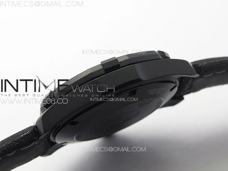 Aquaracer Calibre 5 PVD 41mm TARF 1:1 Best Edition Carbon RG Dial on Black Nylon Strap SW200