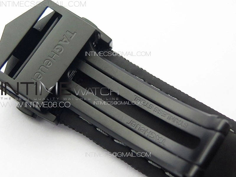 Aquaracer Calibre 5 PVD 41mm TARF 1:1 Best Edition Carbon RG Dial on Black Nylon Strap SW200