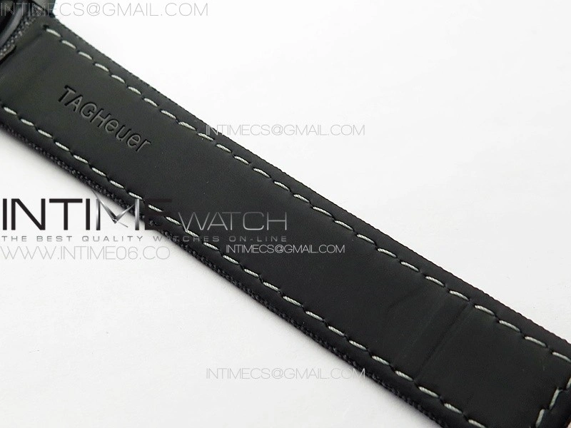 Aquaracer Calibre 5 PVD 41mm TARF 1:1 Best Edition Carbon RG Dial on Black Nylon Strap SW200