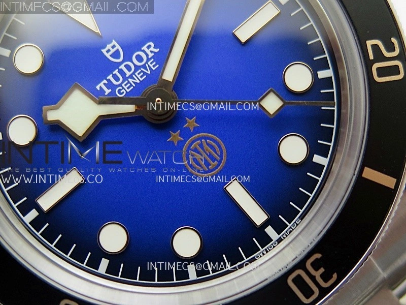 Heritage Black Bay M79030 Campioni D'Italia 39mm SS ZF 1:1 Best Edition Blue Ombre Dial On SS Bracelet A2824