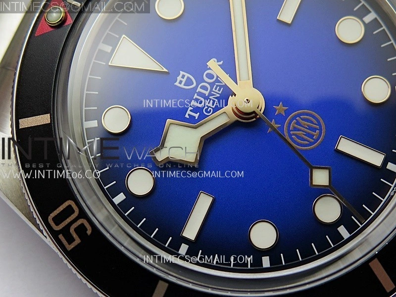 Heritage Black Bay M79030 Campioni D'Italia 39mm SS ZF 1:1 Best Edition Blue Ombre Dial On SS Bracelet A2824