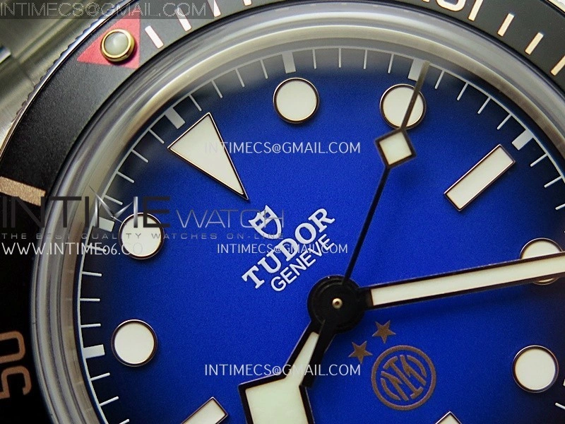 Heritage Black Bay M79030 Campioni D'Italia 39mm SS ZF 1:1 Best Edition Blue Ombre Dial On SS Bracelet A2824