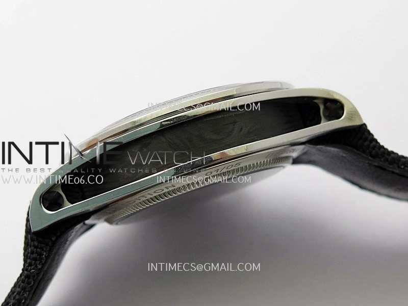 Daytona DIW SS PVD Carbon Bezel ADGF Best Edition Black Skeleton Dial On Black Leather Strap SA4130