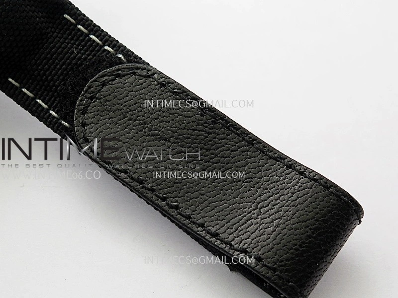 Daytona DIW SS PVD Carbon Bezel ADGF Best Edition Black Skeleton Dial On Black Leather Strap SA4130