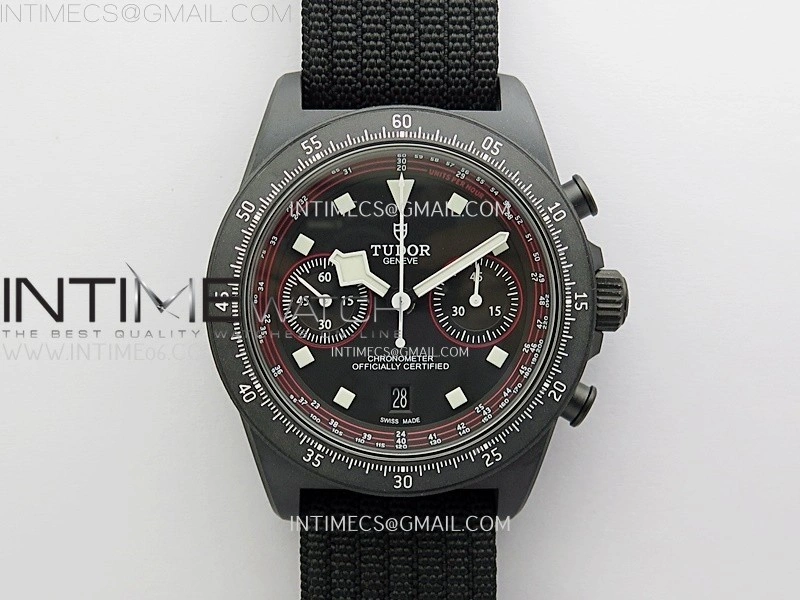 Pelagos M25827KN-0001 Carbon M+F 1:1 V4 Best Edition Black dial Black Ceramic Bezel on Nylon Strap A7750