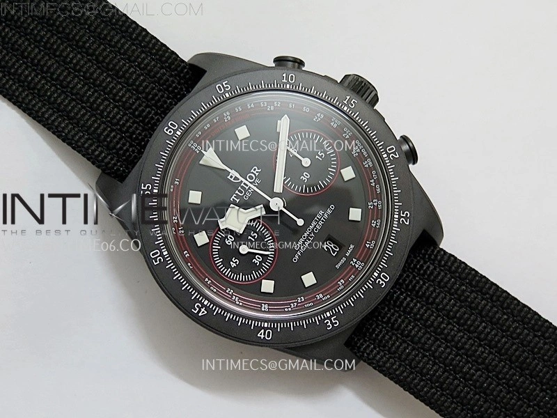 Pelagos M25827KN-0001 Carbon M+F 1:1 V4 Best Edition Black dial Black Ceramic Bezel on Nylon Strap A7750