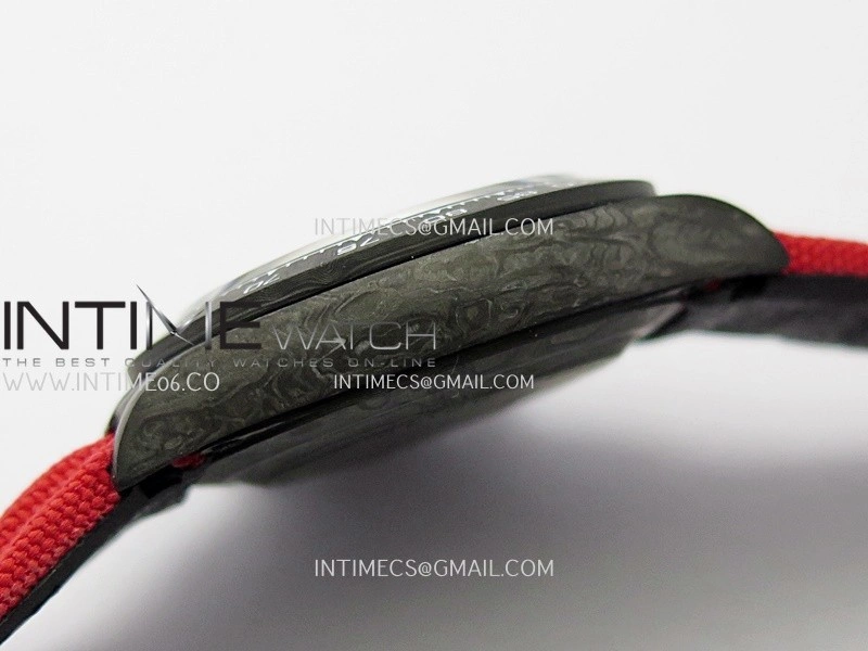 Daytona DIW Carbon Red Second Hand DIWF Best Edition Skeleton Dial On Red Nylon Strap SA4130