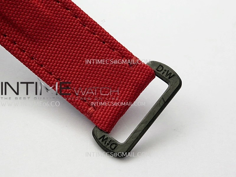 Daytona DIW Carbon Red Second Hand DIWF Best Edition Skeleton Dial On Red Nylon Strap SA4130
