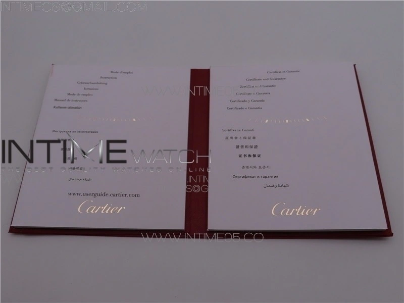 Cartier boxset with booklet