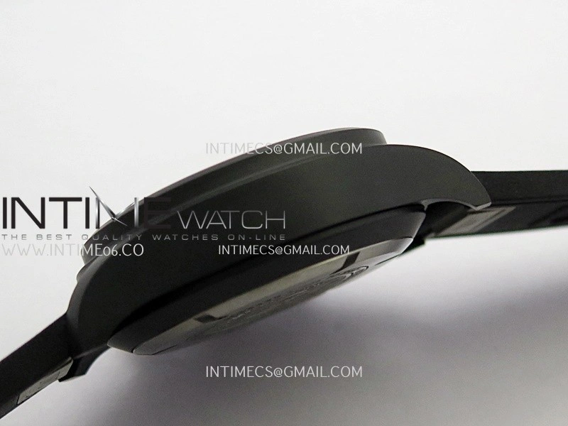 Pilot Chrono IW389401 Black Ceramic APSF 1:1 Best Edition Black Dial On Black Rubber Strap Super Clone A69385