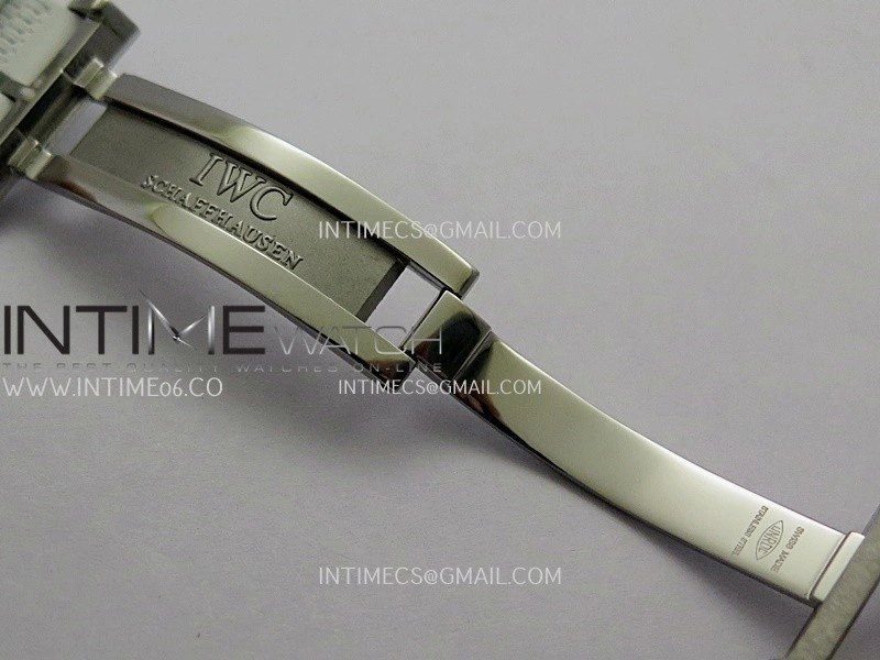 Pilot Chrono IW389105 White Ceramic APSF 1:1 Best Edition Black Dial On Black Rubber Strap Super Clone A69385