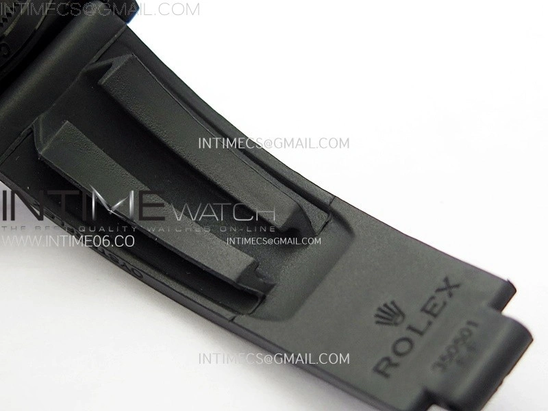 Daytona PVD Ceramic Bezel GETF Best Edition Skeleton Black Dial on Black Rubber Strap SA4130